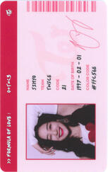 Formula of Love ID CARD